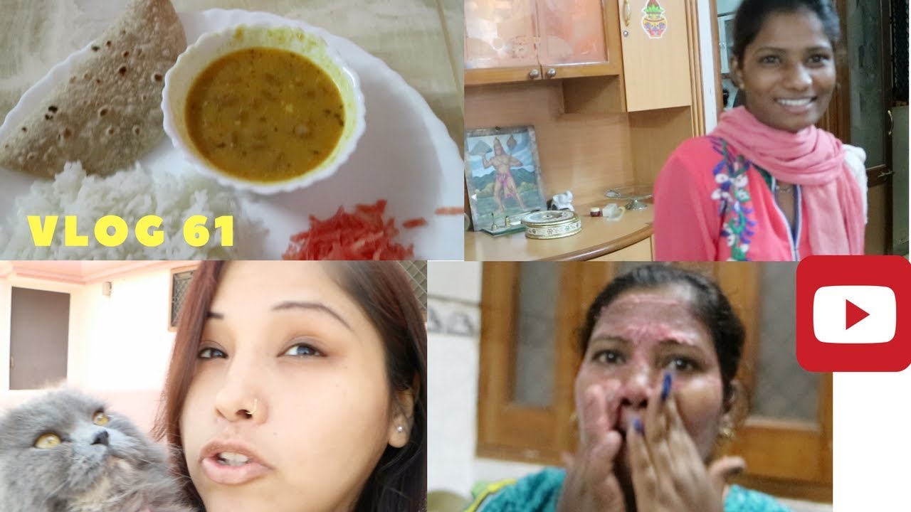 COCINANDO FRIJOLES AL ESTILO HINDU -   Reena usa mi Mascarilla -   VLOG 61 Vivir en la India Vlo