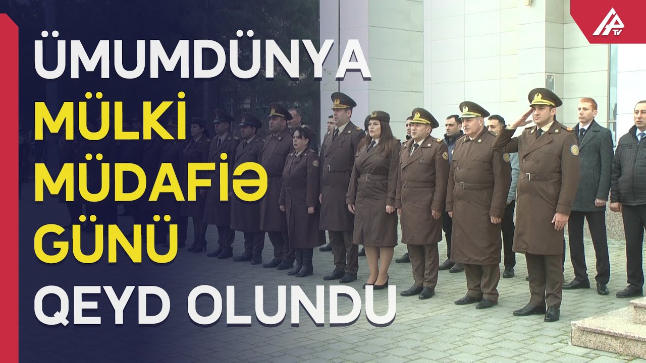 FHN-in Sumqayıt Regional Mərkəzində Ümumdünya Mülki Müdafiə Günü qeyd olundu – APA TV
