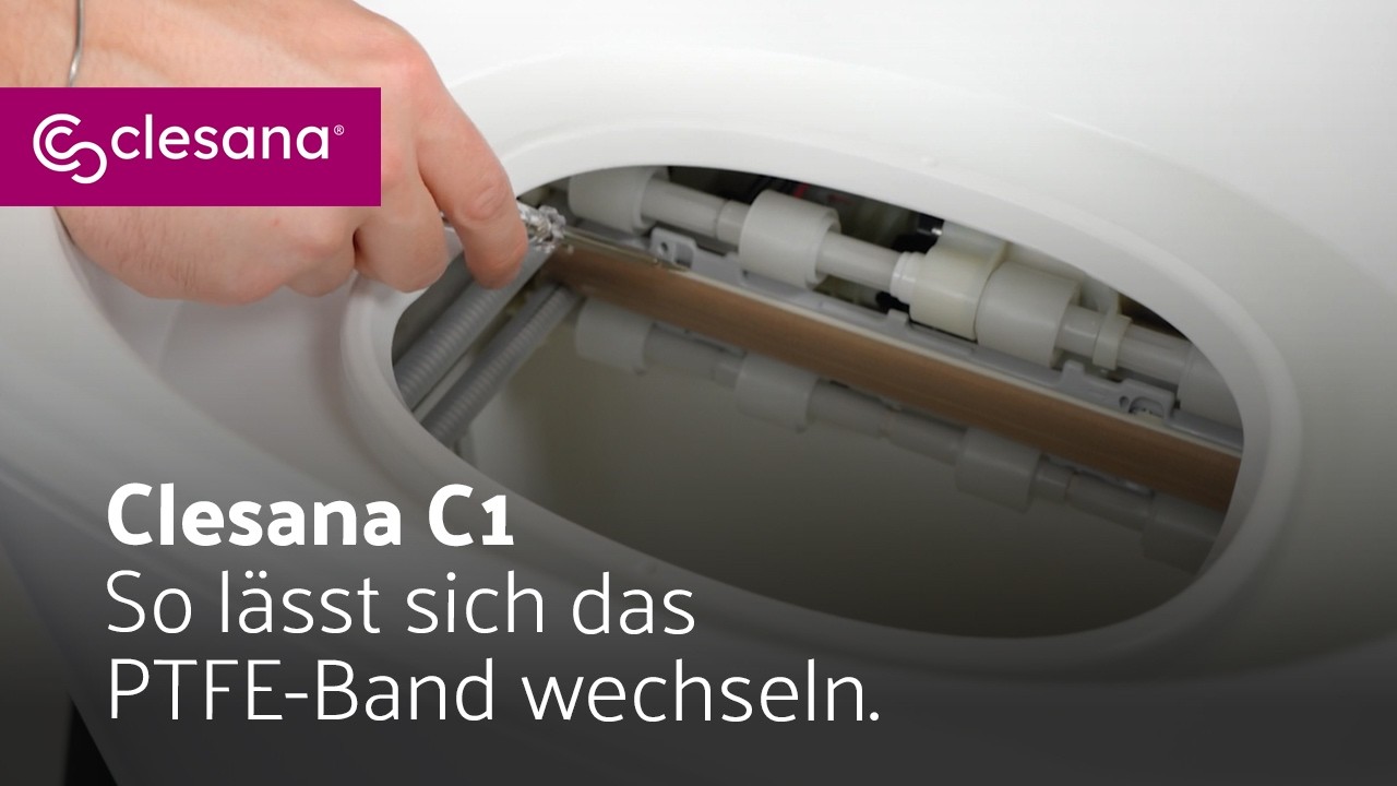 Clesana C1 - PTFE-Band (Teflon-Band) wechseln