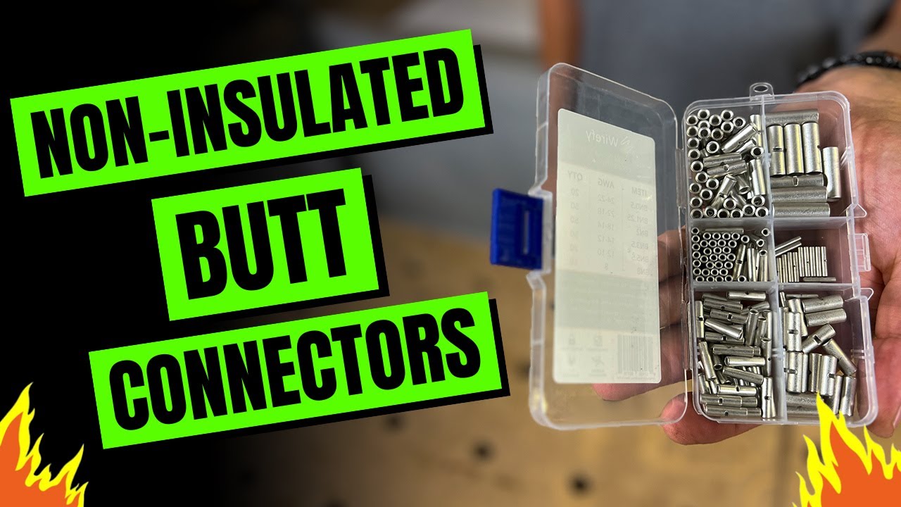 How to do a super-fast wire crimp (with butane torch, crimpers and butt connectors)