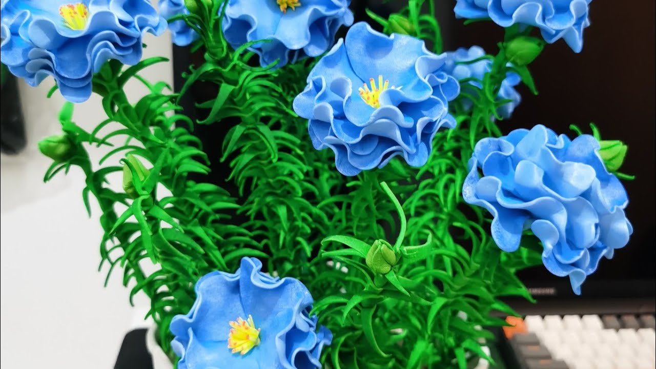 Como fazer uma linda flor com o nome onze horas  em Eva sem frisador