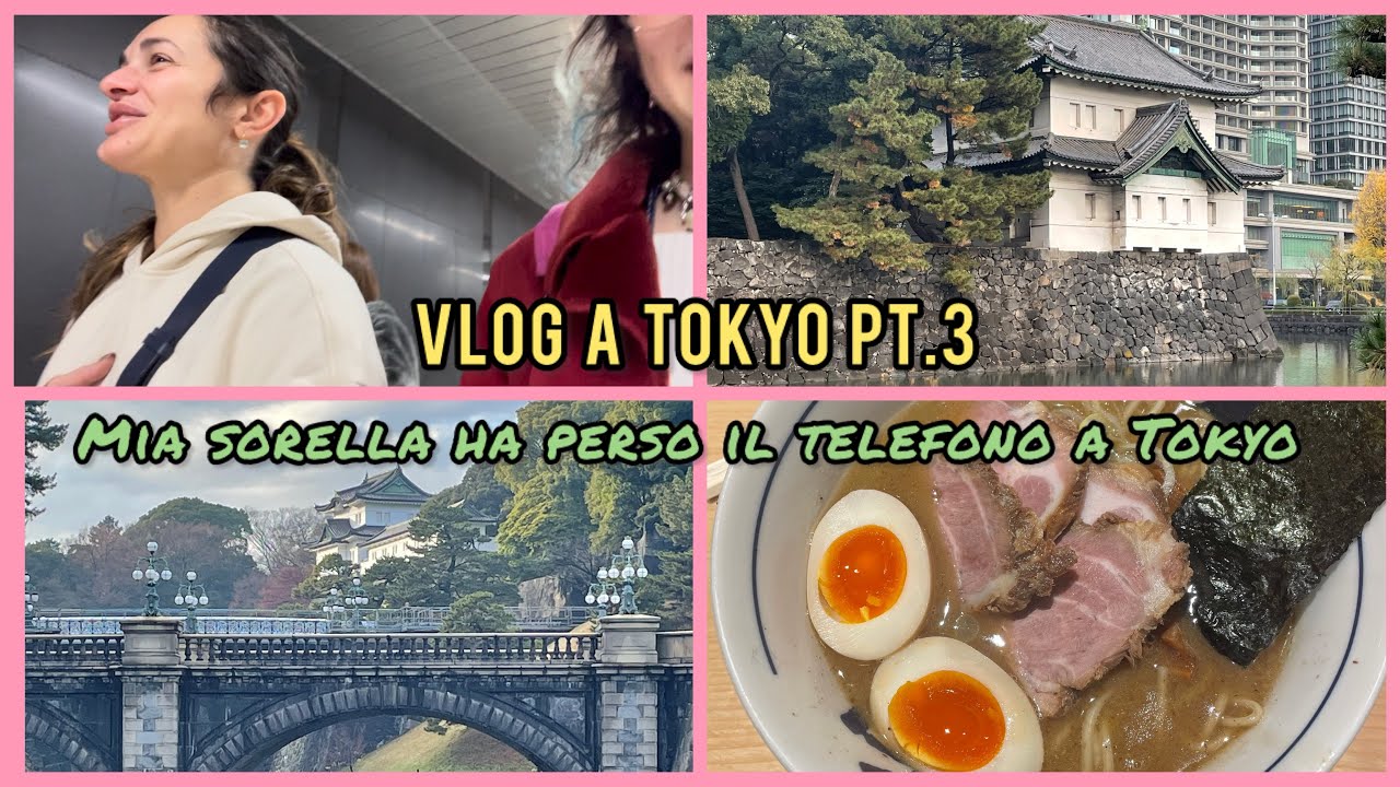 Vlog a Tokyo Pt.3, mia sorella ha perso il telefono nella metro di Ginza 