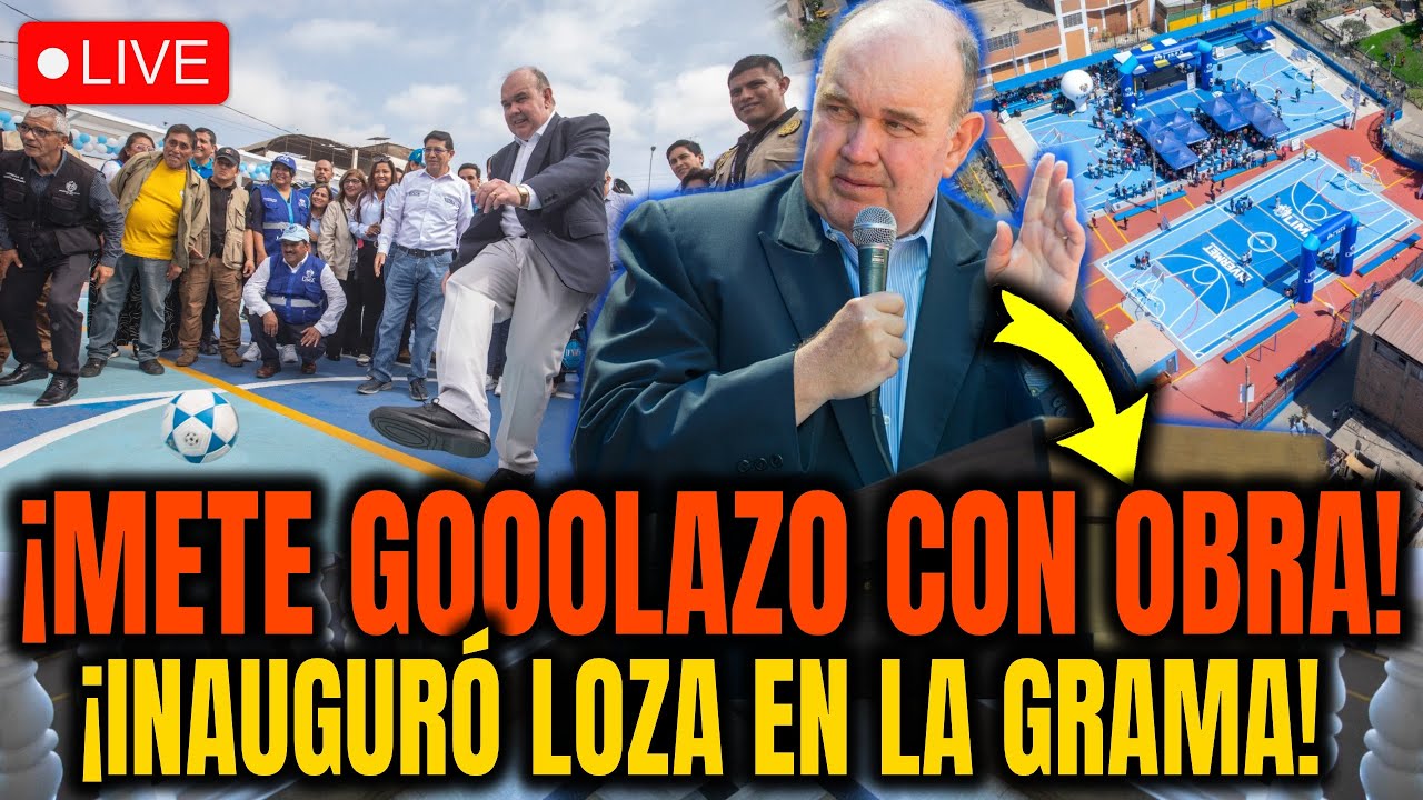 PORKY INAUGURA LOZA DEPORTIVA EN LA GRAMA - PUENTE PIEDRA