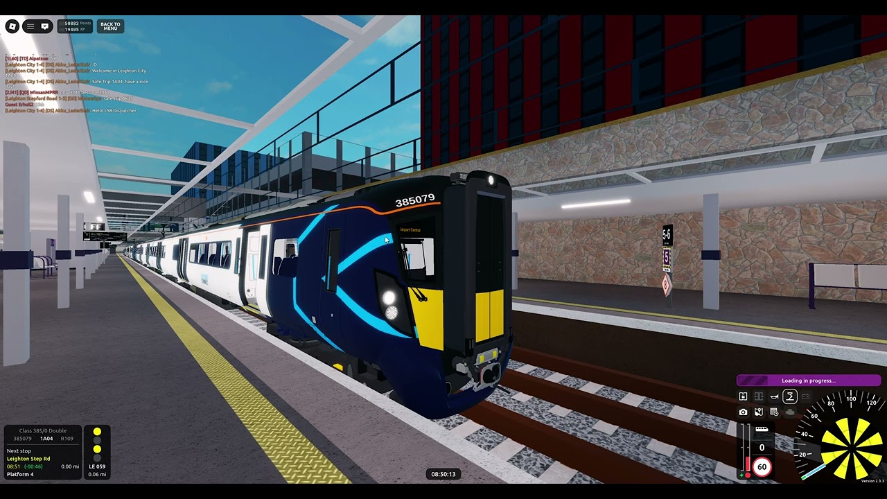 Roblox SCR v2.3.3 R109 Лейтон Вест➡️Центральный аэропорт Степфорд (Класс 385/0 (Двойной))