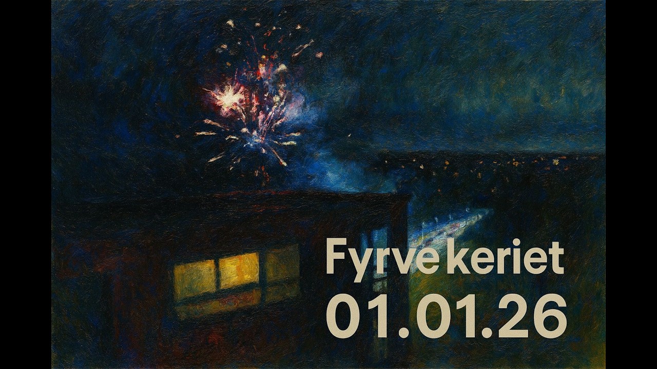 Fyrverkeris spektakel i Nytt År. Den 1.1.2026'.