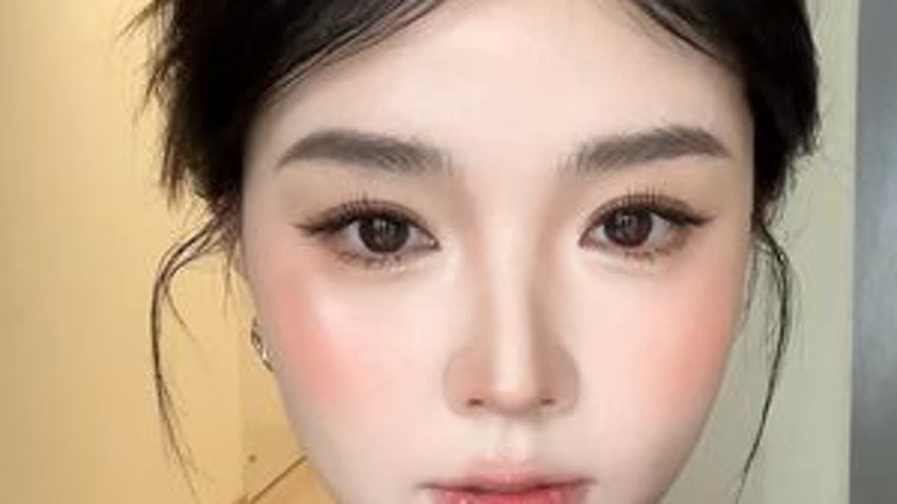 阔面放圆脸速成贵气感淡妆#方圆脸妆容 #新手化妆教程 #妆前妆后 #化妆vlog #妆教