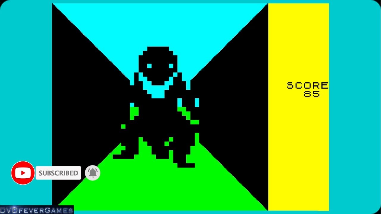 3D MONSTER MAZE IN COLOUR 48K ZX Spectrum 2024 game! Gameplay! - DVDfeverGames