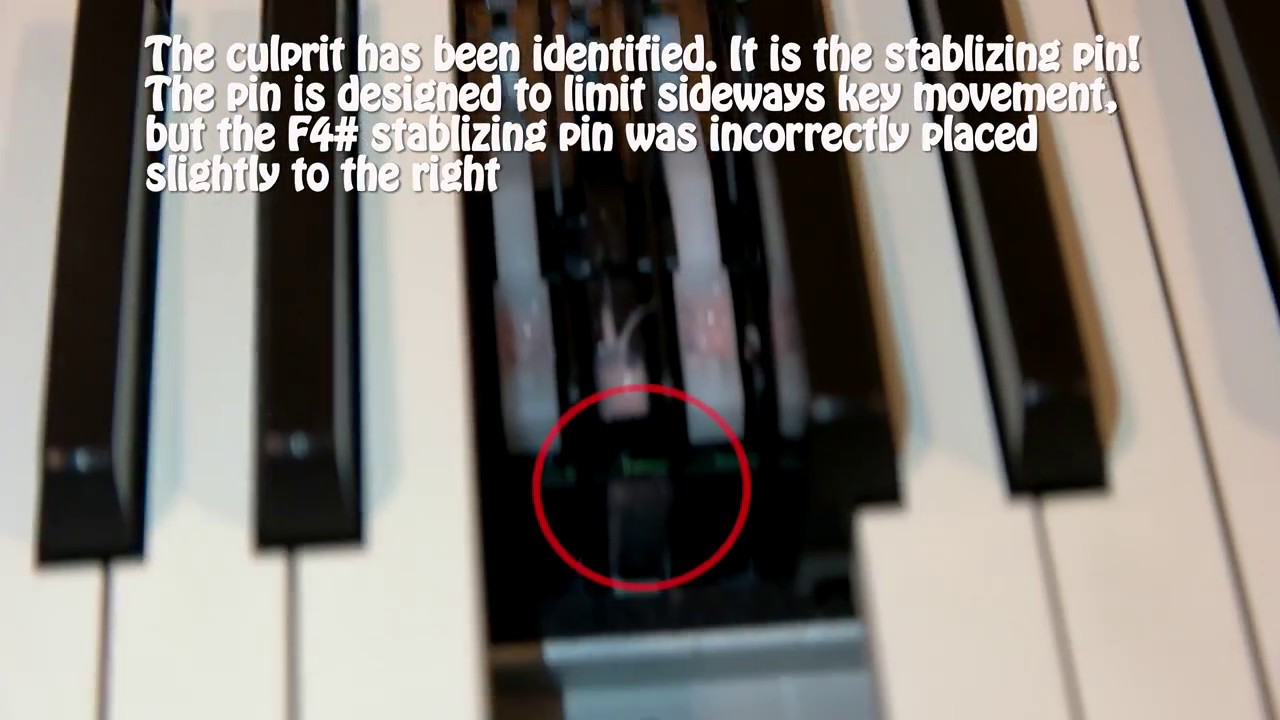 How to fix a sticky key PHA50 (Roland FP90)