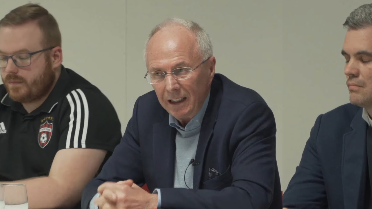 The Sven Goran Eriksson press conference where NO ONE can stay awake