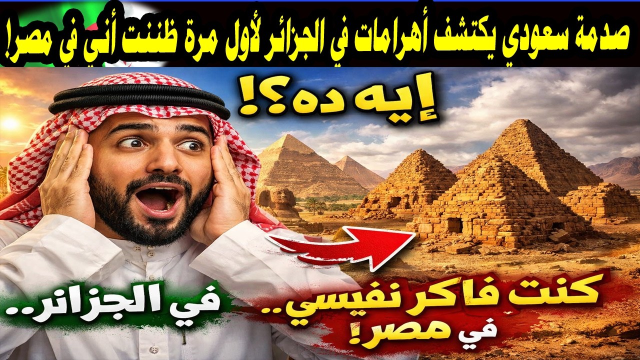 صدمة سعودي يكتشف أهرامات في الجزائر لأول مرة 😲 ظننت أني في مصر!