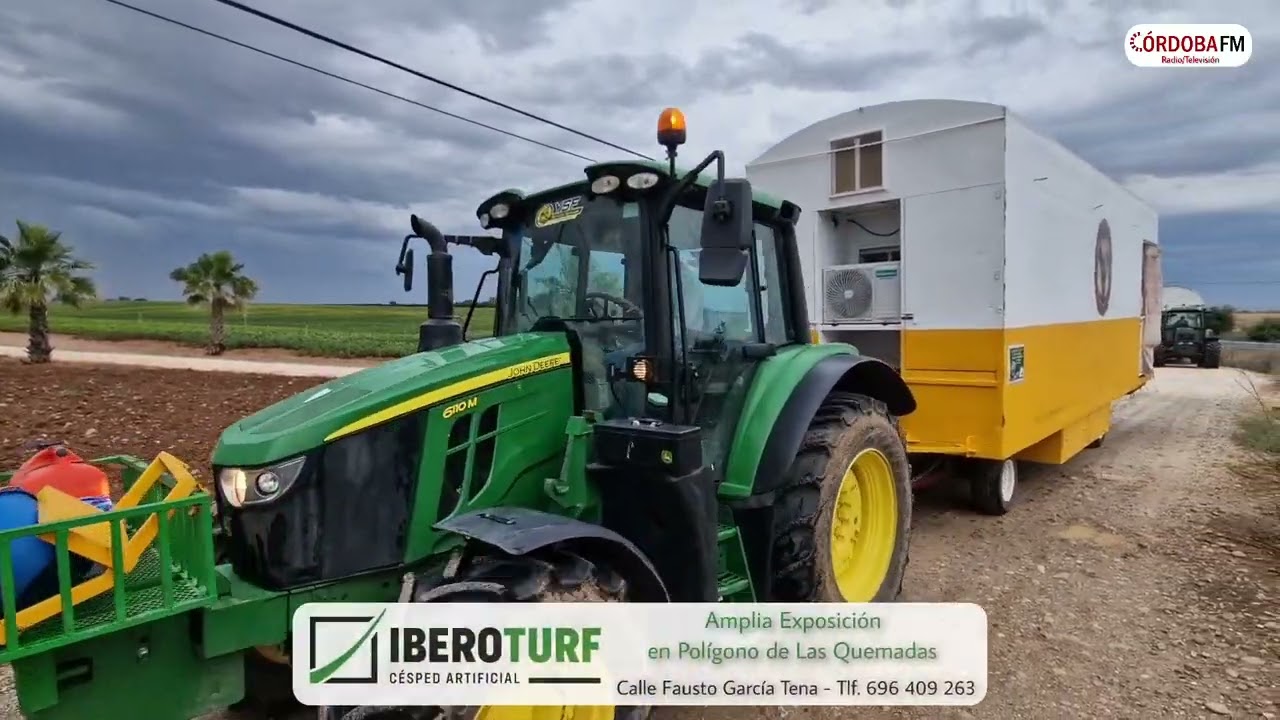 Camino del Rocío. La Hermandad de Córdoba llega a La Luisiana. Visita a su patrona y Misa de Campaña