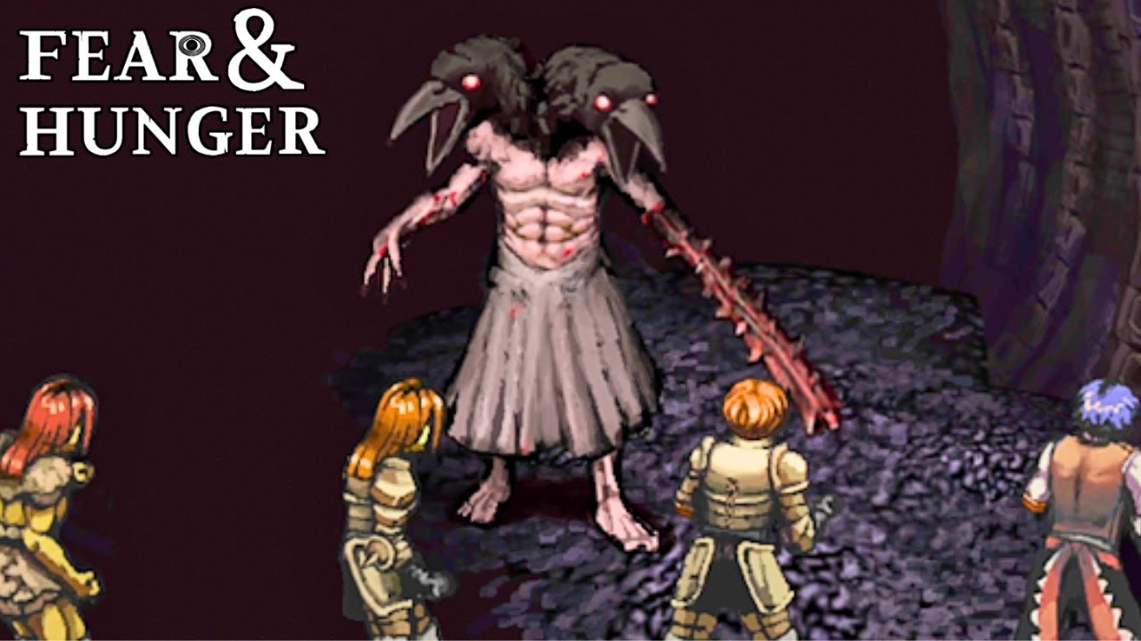Double Headed Crow Mauler Boss Fight - Fear & Hunger