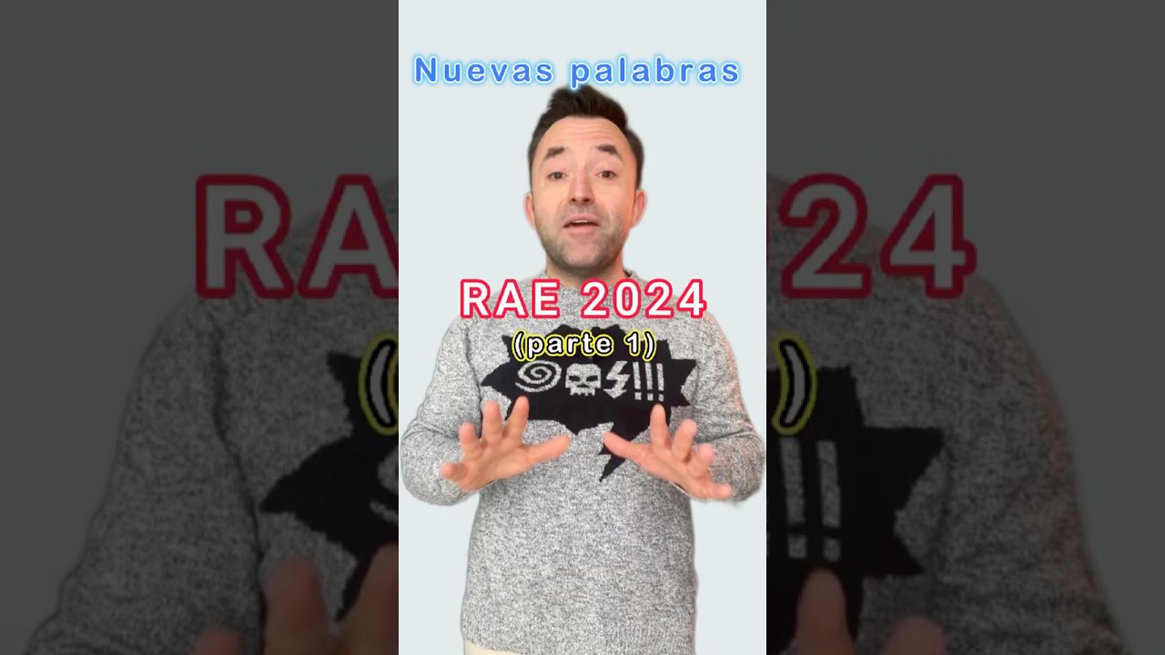 Conoce las nuevas palabras de la RAE del 2024. #espa&ntilde;ol #castellano #rae #ortograf&iacute;a #vocabulario
