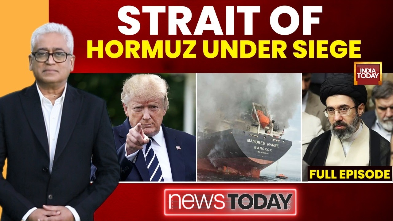 Rajdeep Sardesai Show: Hormuz Choked, Indian Sailor Dead; LPG Crisis Sparks Parl Face-Off; Dubai Hit