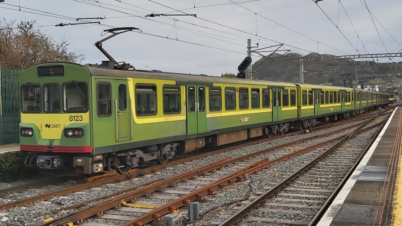 Ride onboard DART class 8100 number 8123 from Killiney To Bray