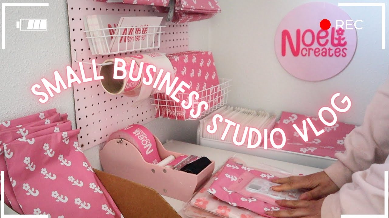 Small Business Studio Vlog ✨| Pack Orders & Work With Me, Offering Wholesale For My Small Business