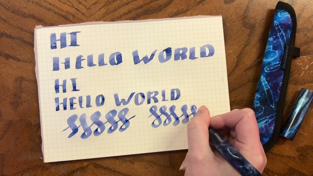 ОЧЕНЬ НЕПРАКТИЧНАЯ ПЕРЬЕВАЯ РУЧКА | Перо Double Guru от Pensloth в серии Stationery Universe Auro...