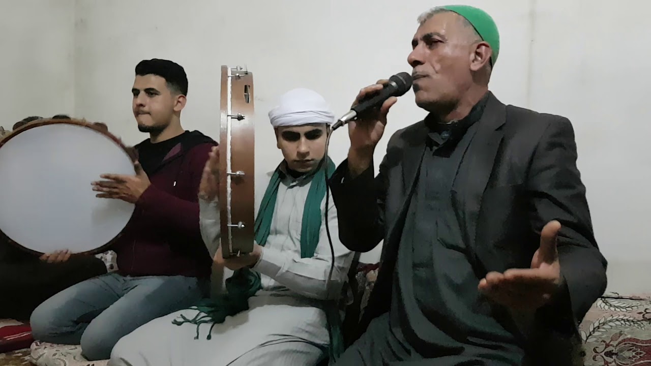 حضر مولد بحضور السيد شيخ محمد شيخ صحن مديح بصوت شيخ علي في برجيك