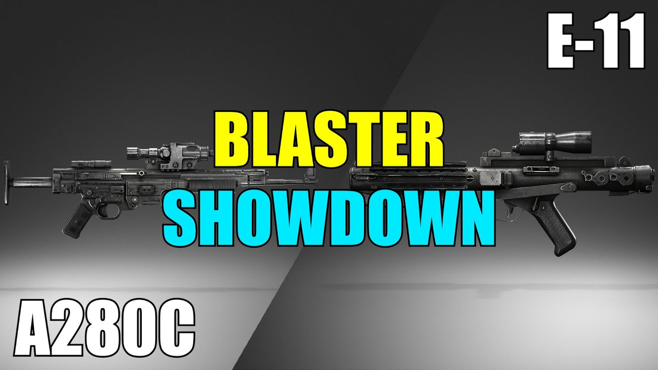 Star Wars Battlefront: A280C VS E-11 | Blaster Showdown