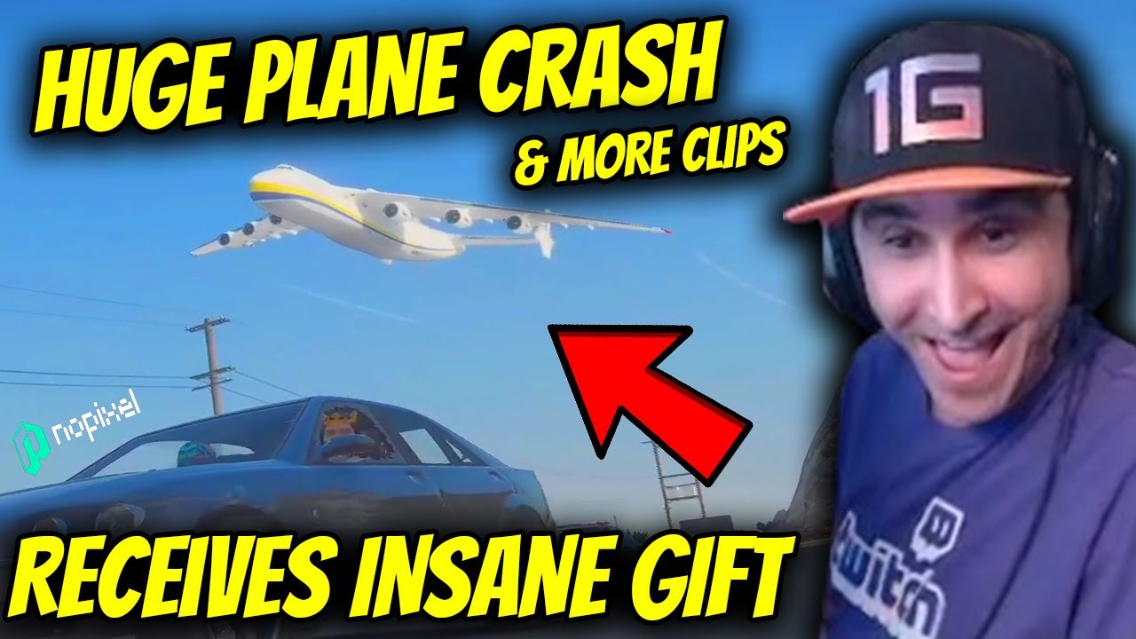 Summit1g Receives INSANE Gift From VINNY + Reacts To Huge PLANE CRASH | GTA 5 NoPixel RP