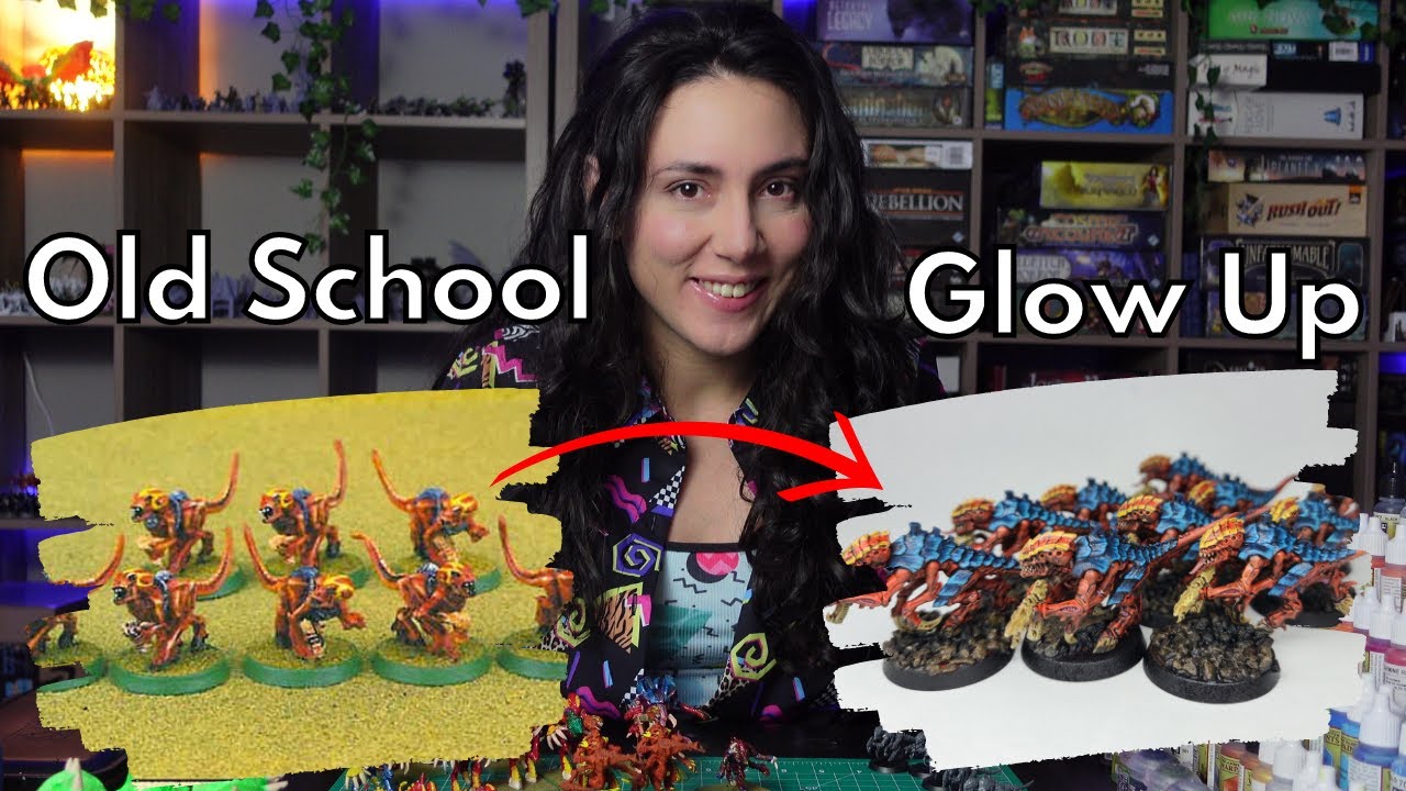 Конкурс обмена армией: Тираниды в стиле вольного торговца 90-х — видеоблог о покраске миниатюр