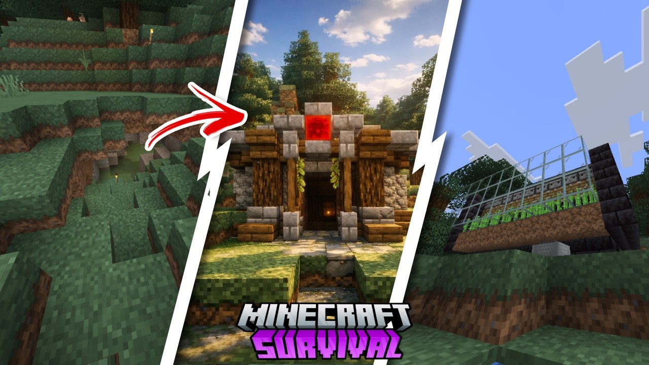 FIZEMOS UMA MINA NOVA + FARM DE CANA (DEU MUITO CERTO) |  Survival #5