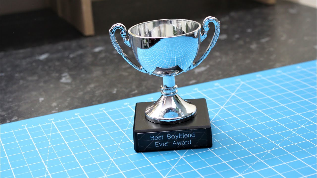 Custom Engraving Silver Custom Engraved Trophy Cup Fun Gift Idea Sports Award Office Funny