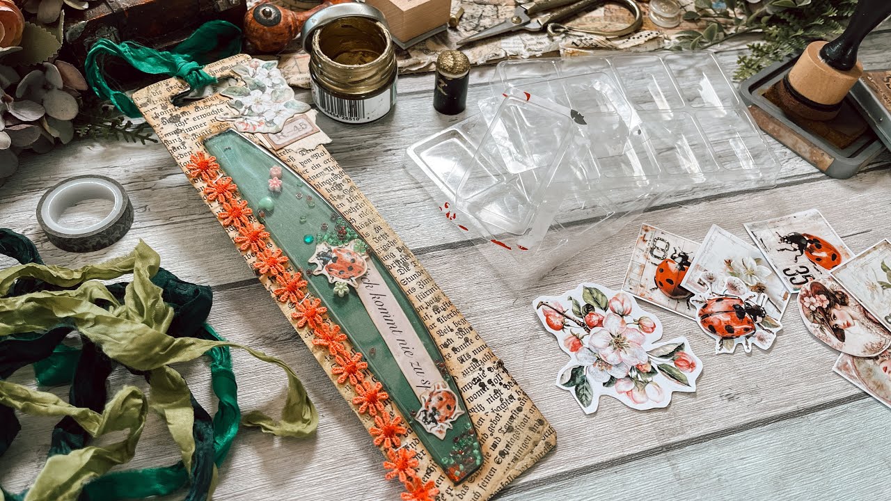 Junk Journal / deutsch / Ideen mit Junk / Plastikverpackung mit Schütteleffekt