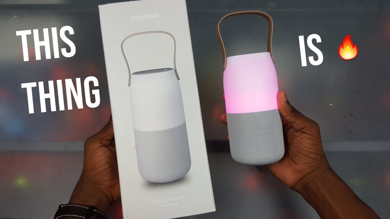 Динамик Samsung Bottle Design | Распаковка и первый взгляд