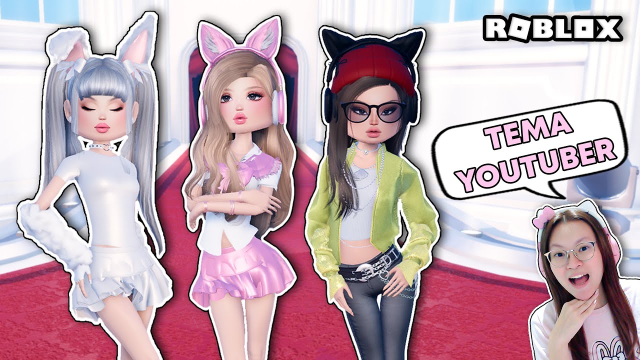 Dress To Impress Tema Youtuber ?!! [Roblox Indonesia]