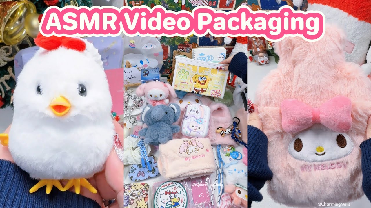 ASMR packaging Isabel G’s fourth order 