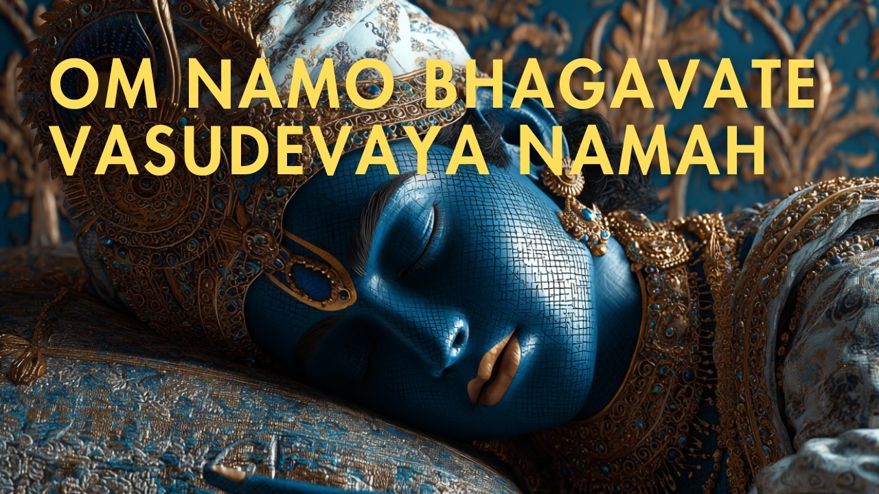 Peaceful Ambient Handpan | Om Namo Bhagavate Vasudevaya to Unwind Stress & Restore Balance 🧠🌿