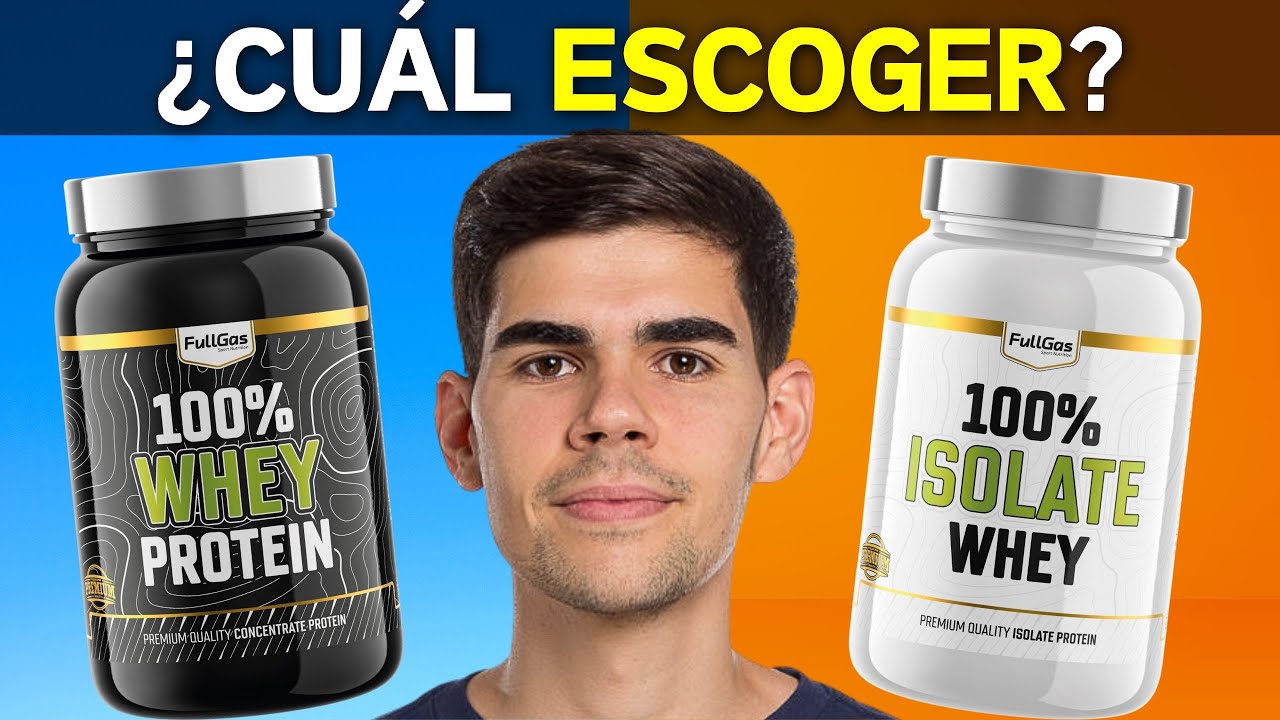 Proteína de suero ISOLATE vs CONCENTRADO ➡️ Esta es la MEJOR para TI