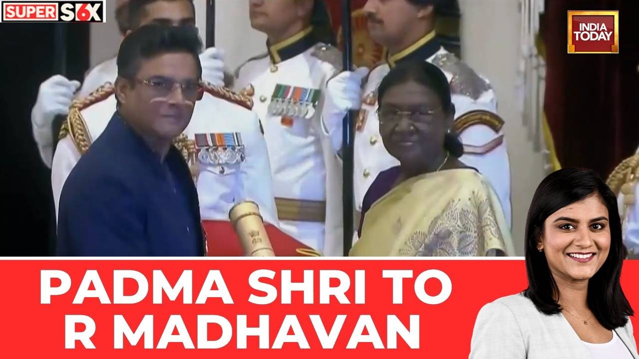 R Madhavan Receives First Padma Shri; Seeks Blessings From PM Modi At Ceremony | Padma Awards 2026