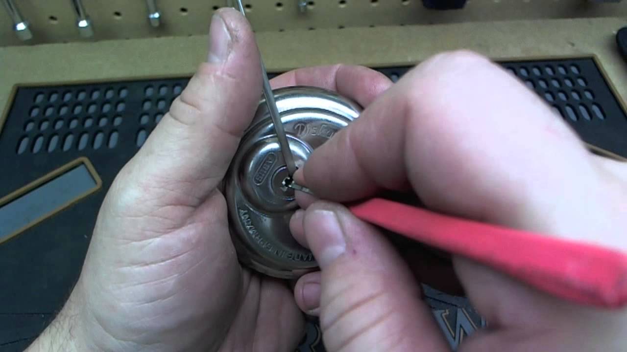 Abus EC Diskus 25/70 Picked Open !!!!