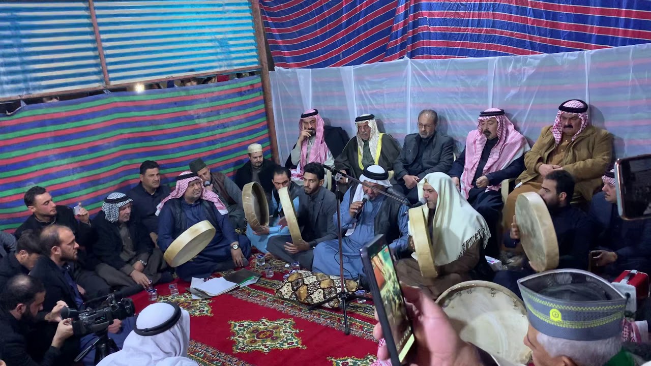 جلسة مدح الرسول (ص) في ختمة عزاء المرحوم الشيخ الحاج حاتم نوار العسافي 18/1/2021