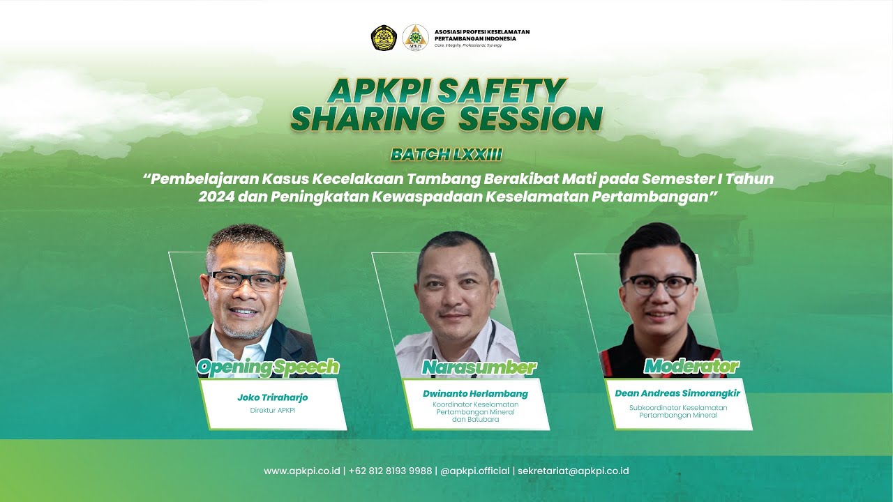 APKPI SAFETY SHARING SESSION BATCH LXXIII