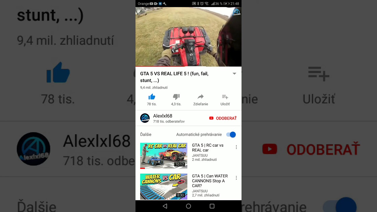 GTA5 vs realny život