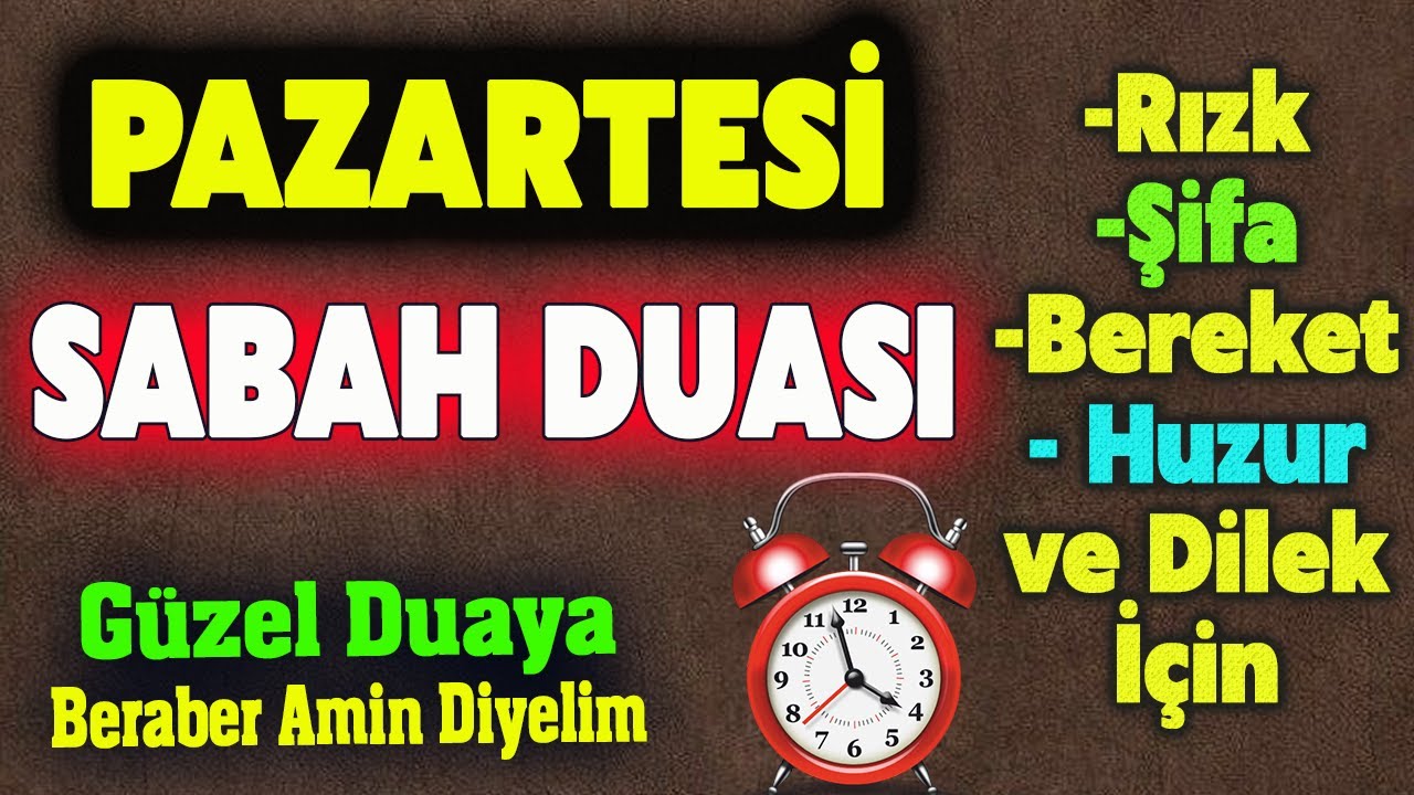 HAŞR SURESİ ile PAZARTESİ DUASI Günün Duası