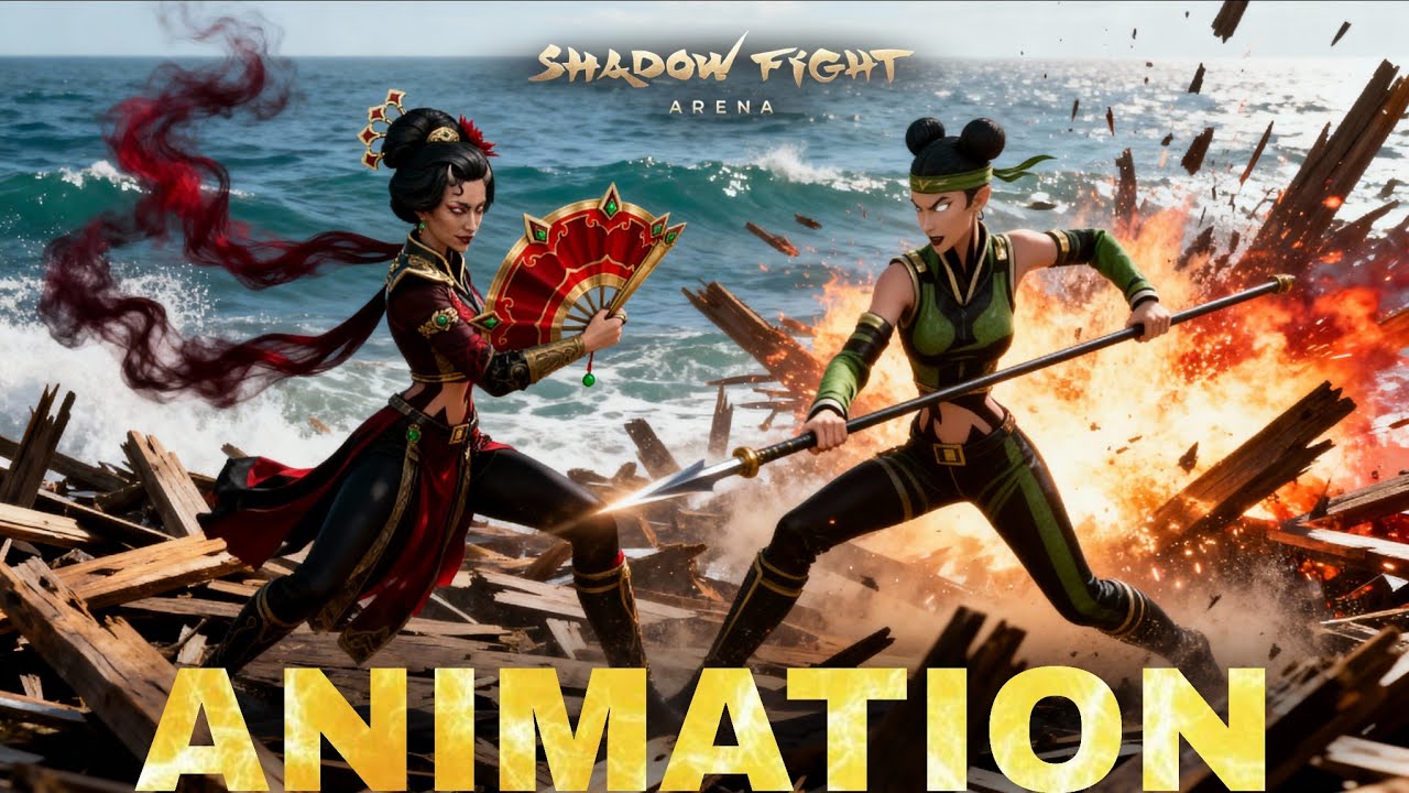 Shadow Fight 4 Arena Wasp Vs Widow Animation | A Shadow Fight 2 Tribute • Is Wasp Coming ?