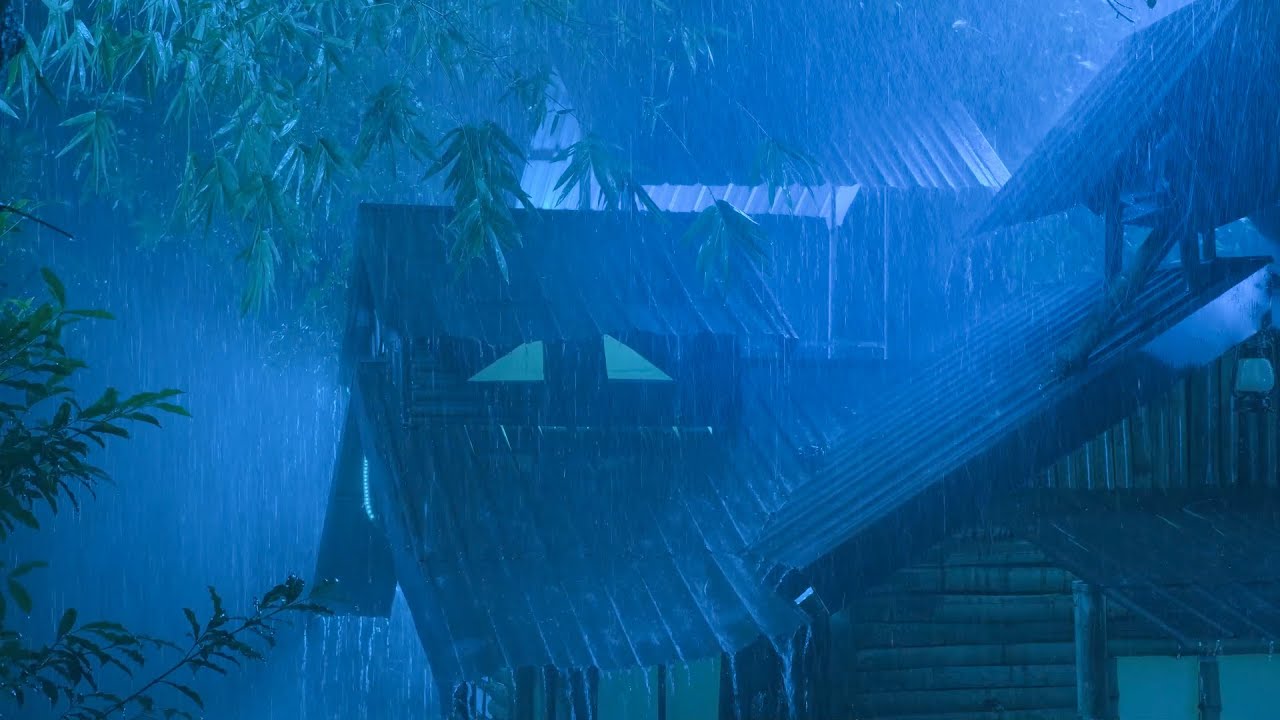 Rain and Thunder Sounds for Deep Sleep 🌧️ Fall Asleep Fast & Beat Insomnia