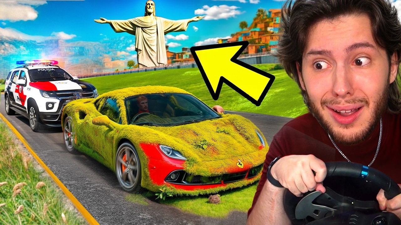 ESCONDE ESCONDE NA FAVELA!! (GTA RP fuga)