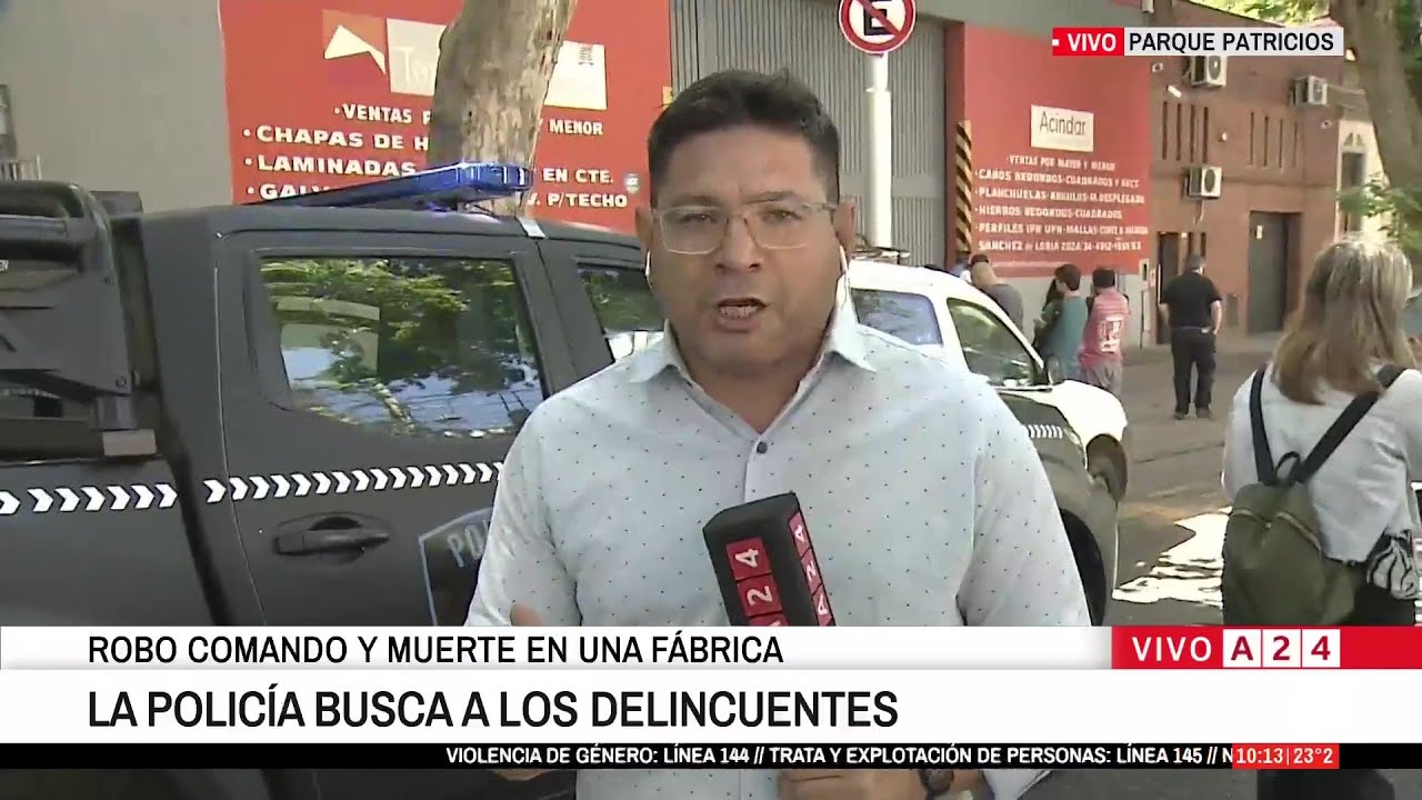 🚨 BRUTAL ROBO comando y MUERTE en una f&aacute;brica de Parque Patricios