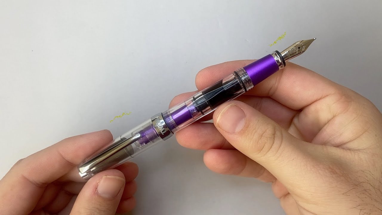 Обзор фиолетовой перьевой ручки TWSBI! Twsbi Diamond Mini AL Grape