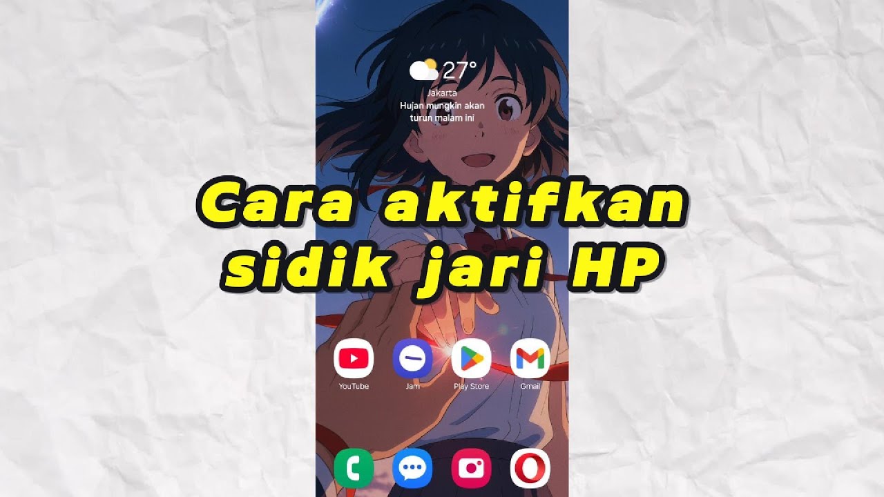 Cara Mengaktifkan Sidik Jari HP