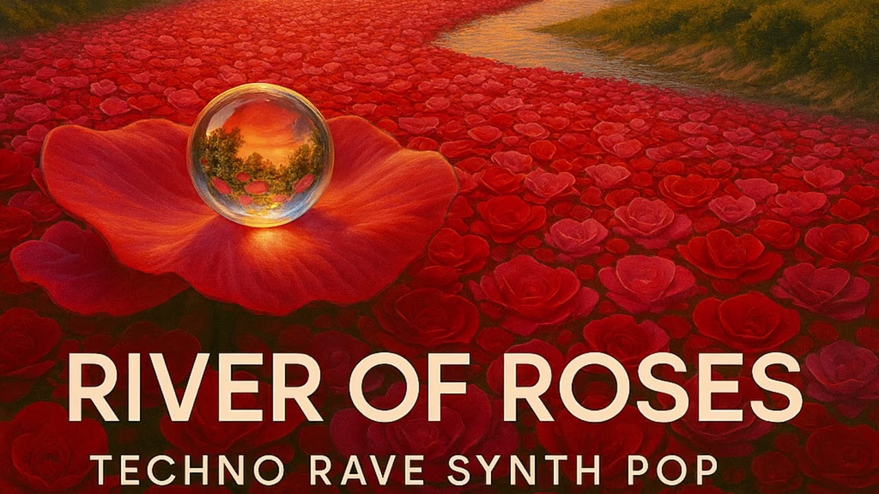 River of Roses - Techno Synth Rave Pop Fusion   #music2026 #technomusic #rave #synthpop #aiart