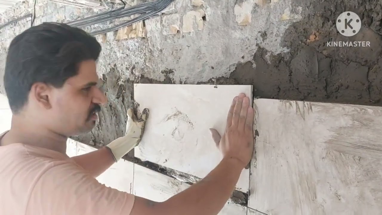 تطبيك سيراميك جدران مطبخ تعليم جميع معلومات سيراميك شلون صير خلفه اخوكم بلال الزين