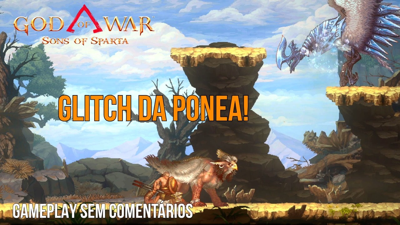 A BATALHA DA PONEA! (+GLITCH) | GOD OF WAR SONS OF SPARTA - EPISÓDIO 06 | PT-BR | SEM COMENTÁRIOS