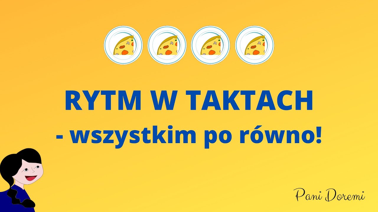 Rytm w taktach i odczytywanie metrum.