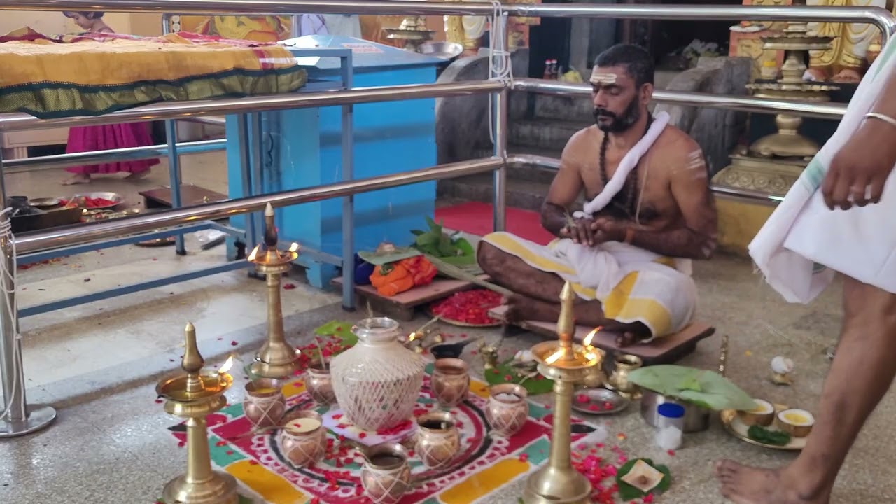 Kalasa Abhisheka @ Sri Dharamasasthagiri Ayyappa Temple, Huskur Road, Bangalore